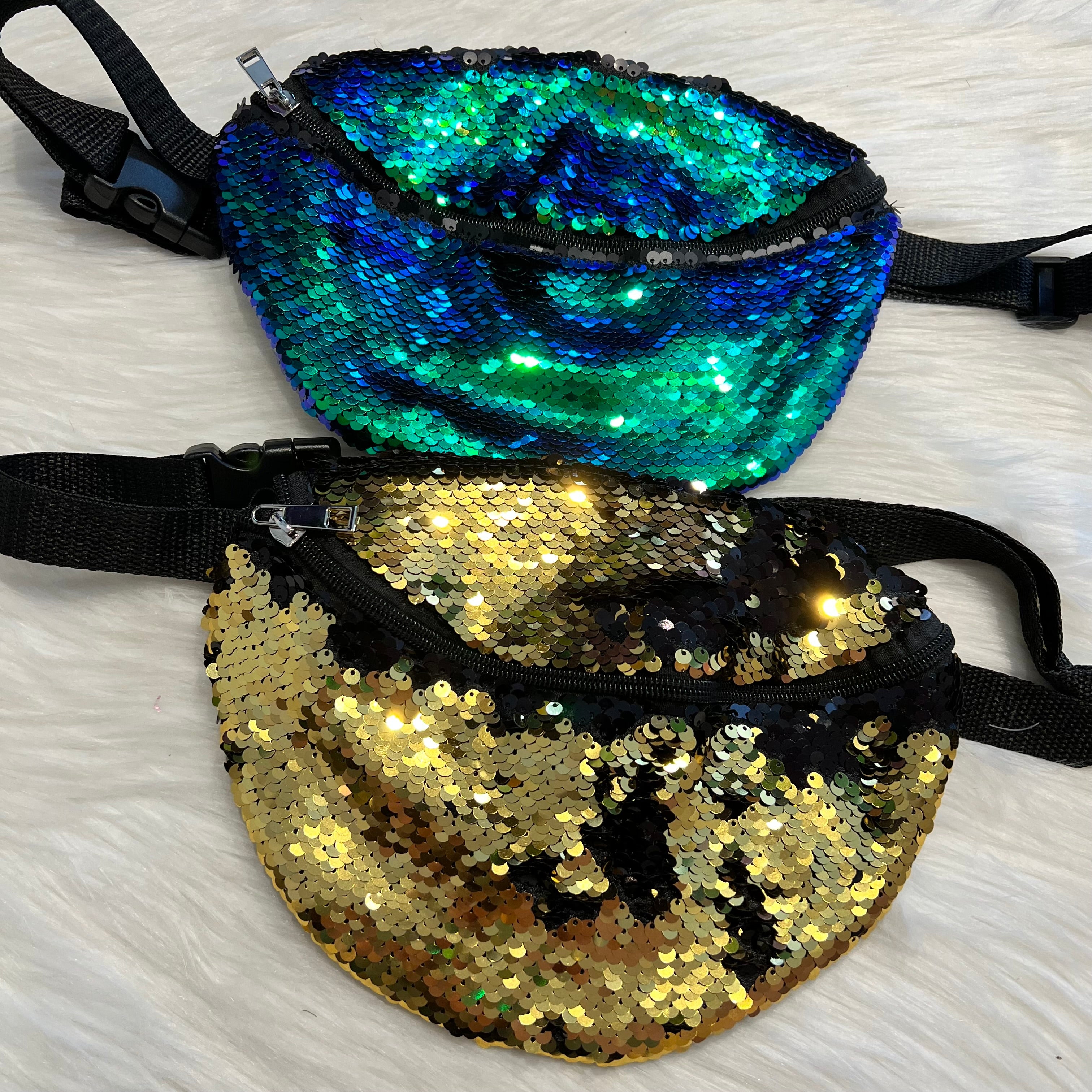 Sequins cheap fanny pack