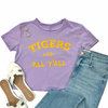 Tigers VS All Y’all Crop Tee- Light Purple